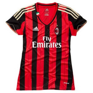 Camiseta nueva del AC Milan 2013/2014 Equipacion Mujer Primera