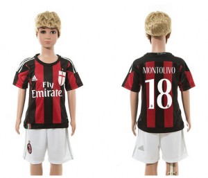 Niños Camiseta del 18 AC Milan 2015/2016