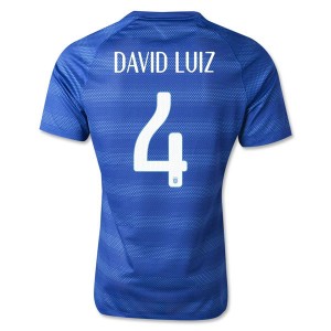 Camiseta nueva del Brasil de la Seleccion WC2014 David Luiz Segunda