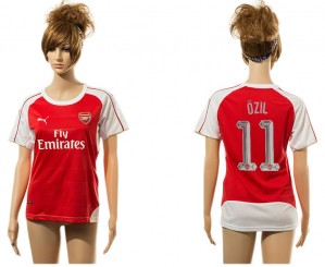 Camiseta nueva del Arsenal FC UEFA Champions League 11# Mujer aaa version Home
