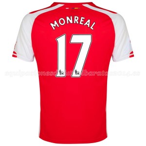 Camiseta nueva del Arsenal 2014/2015 Equipacion Monreal Primera