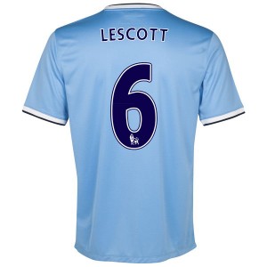 Camiseta Manchester City Lescott Primera 2013/2014