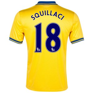 Camiseta del Squillaci Arsenal Segunda Equipacion 2013/2014