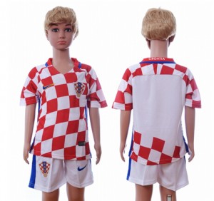 Camiseta nueva del Croacia 2016 Niños Primera Segunda