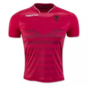 Camiseta de Albania 2016 Home
