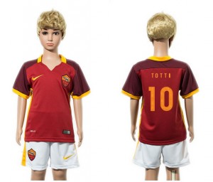 Camiseta de AS Roma 2015/2016 10 Niños