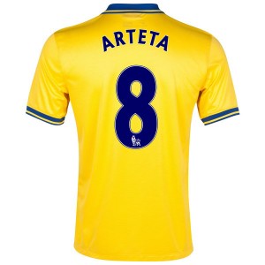 Camiseta Arsenal Arteta Segunda Equipacion 2013/2014