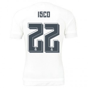 Camiseta nueva Real Madrid Numero 22 ISCO Equipacion Primera 2015/2016